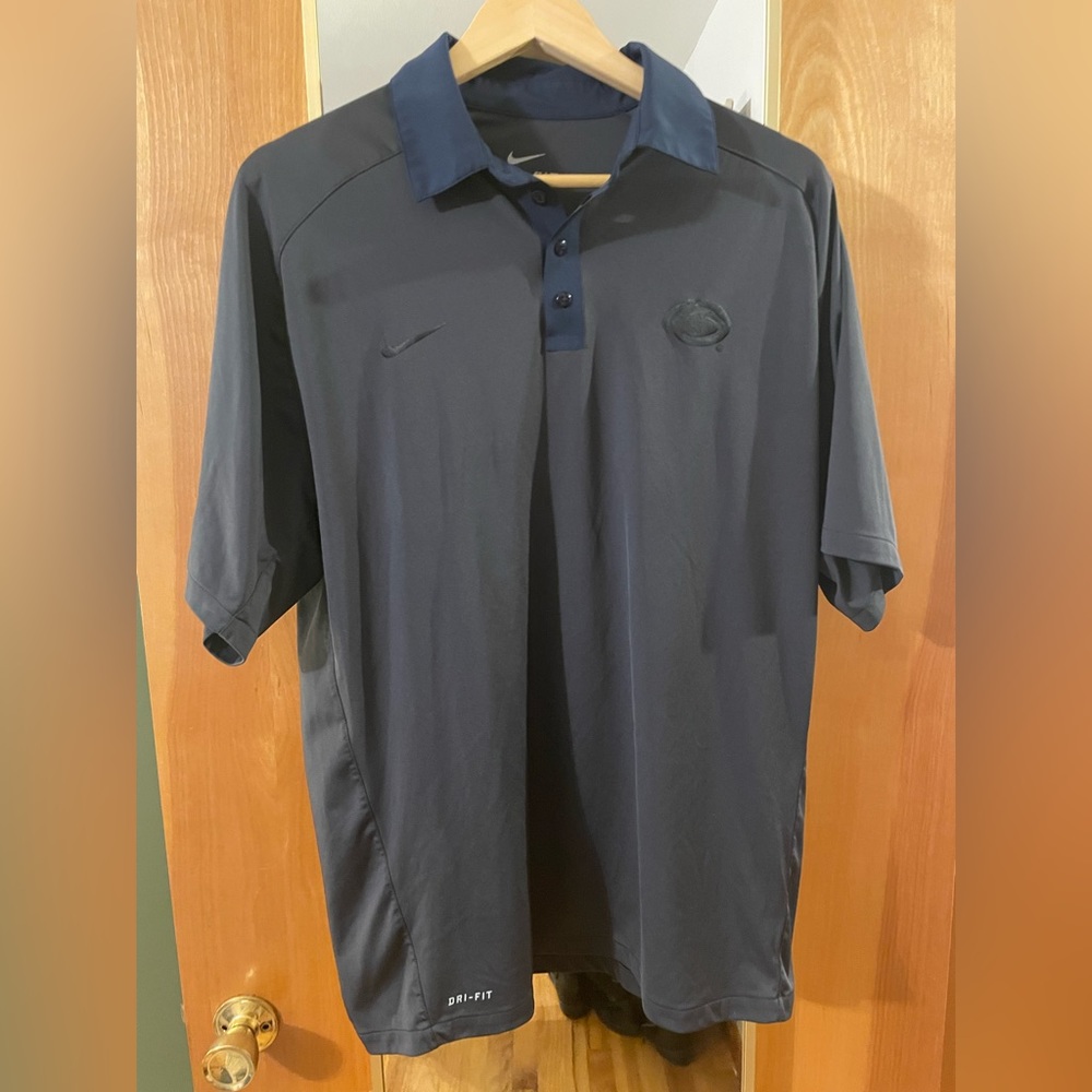 Nike Dri Fit Penn State Golf Polo - L